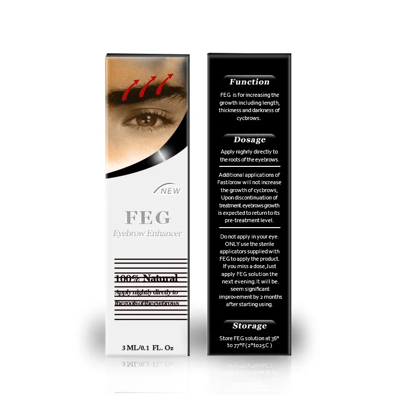 

FEG Eyebrows Growth Oil 100% Original Anti Loss Treatment Essence oil Eyebrow Growth Dense Regrowth Serum 3ml