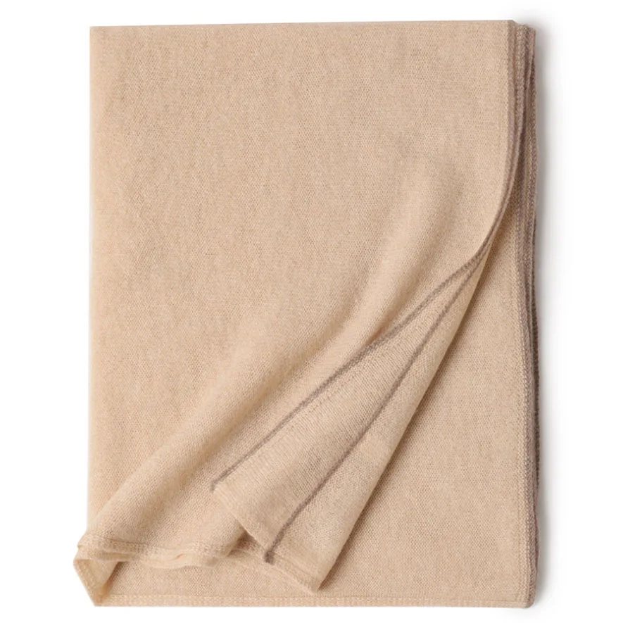 CAVME 2 Beige Khaki Кавме вязаный кашемировый шарф роскошный кашемировые шарфы унисекс красный длинный шарф Рождественский подарок палантин шаль 65*190 см 165 г - Цвет: CAVME 2 Beige Khaki