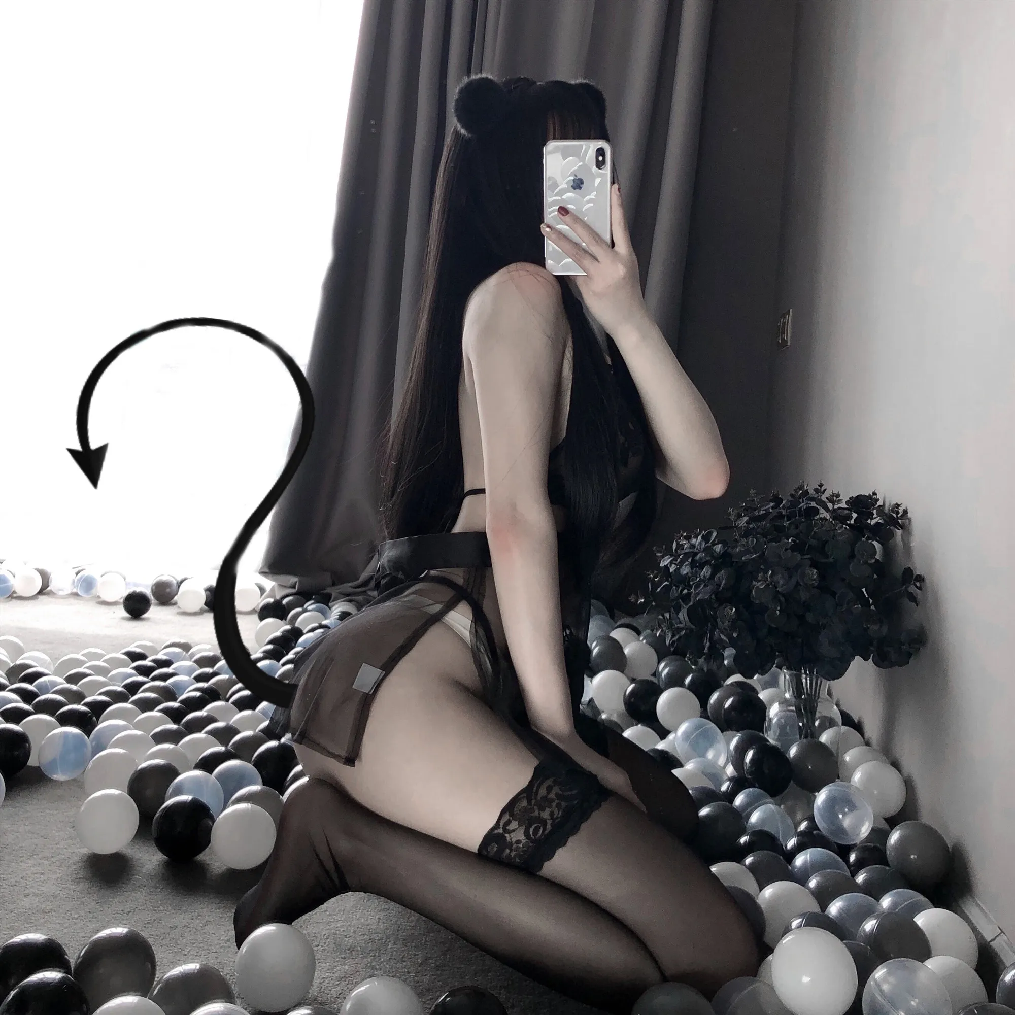

Sexy Lingerie Cheongsam See-through Dress Erotic Cosplay Costume Stripper Outifit Adult Temptation Mesh Sling Underwear