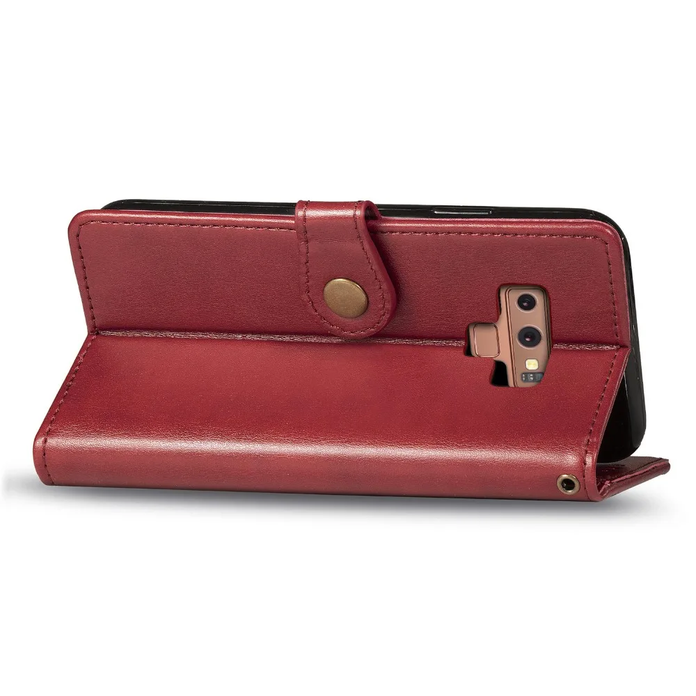 Business Flip Leather Wallet Cover Case For Samsung Galaxy A10 A20 A40 A50 A70 M10 S8 S9 S10e S10 Plus Note 8 9 10 Pro J2 Prime