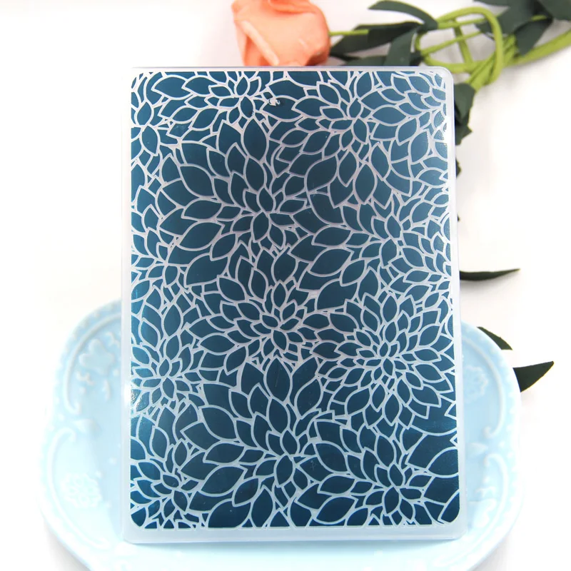 

KLJUYP Petal Plastic Embossing Folders for DIY Scrapbooking Paper Craft/Card Making Decoration Supplies