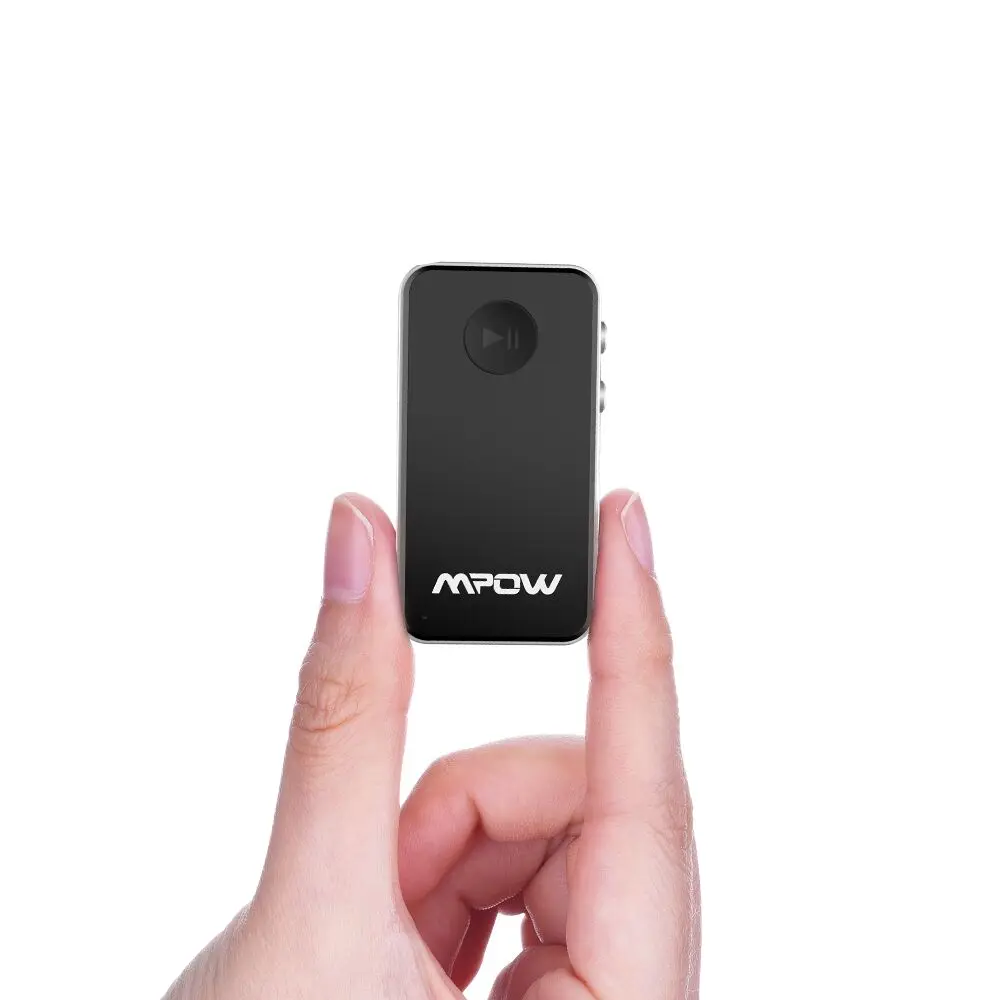 Mpow MBR1 Мини Bluetooth 4,0 приемник динамик беспроводной адаптер 3,5 мм выход для телефонов планшеты с микрофоном для громкой связи вызова