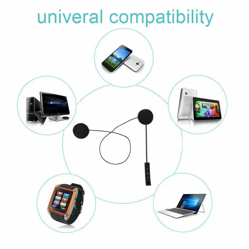 Bluetooth-гарнитура для мотоциклетного шлема водонепроницаемая с защитой от помех |