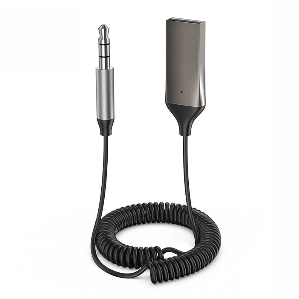 

Bluetooth Receiver 5.0 Adapter Hands-Free Bluetooth Car Kits AUX Audio 3.5mm Jack Stereo Music Wireless Receiver for Car