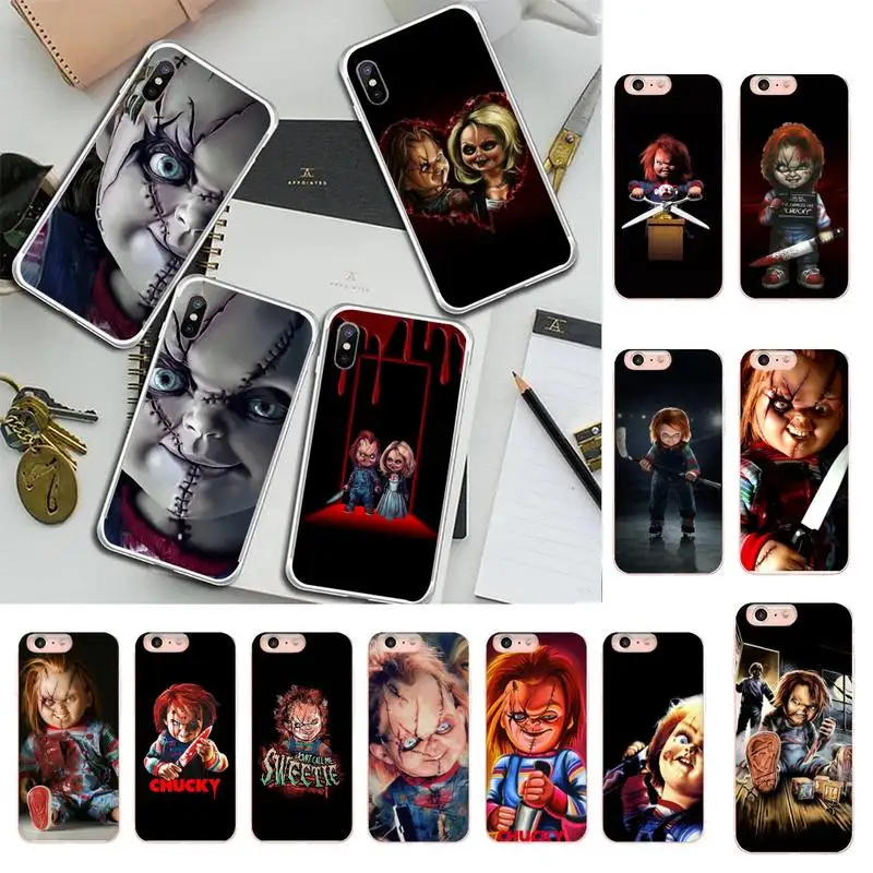 

Chucky Horror Phone Case for iphone 13 X XS MAX 6 6s 7 7plus 8 8 Plus 5 5S se 2020 11 12pro max xr Funda cases