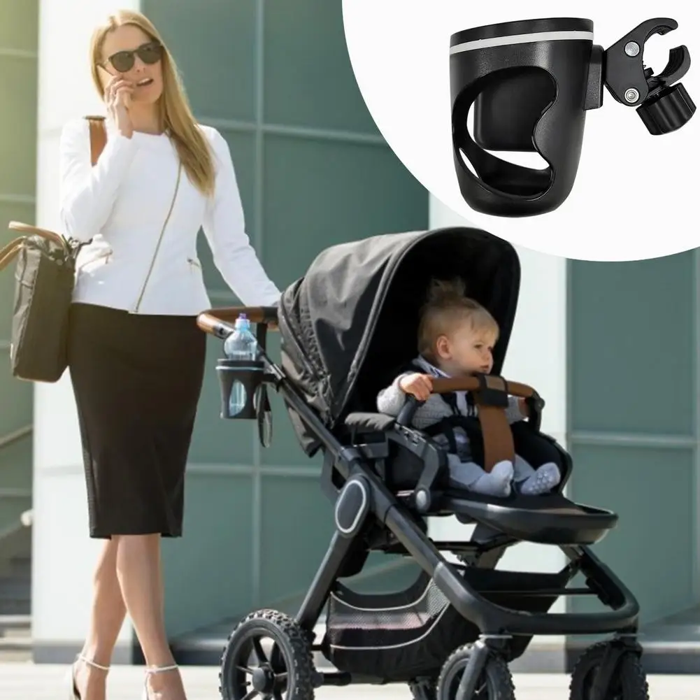 

2 In1 Baby Stroller Accessories Large Size Cup Holder Phone Holder Milk Bottle Holder Universal Child Cup Rack For Trolley Car