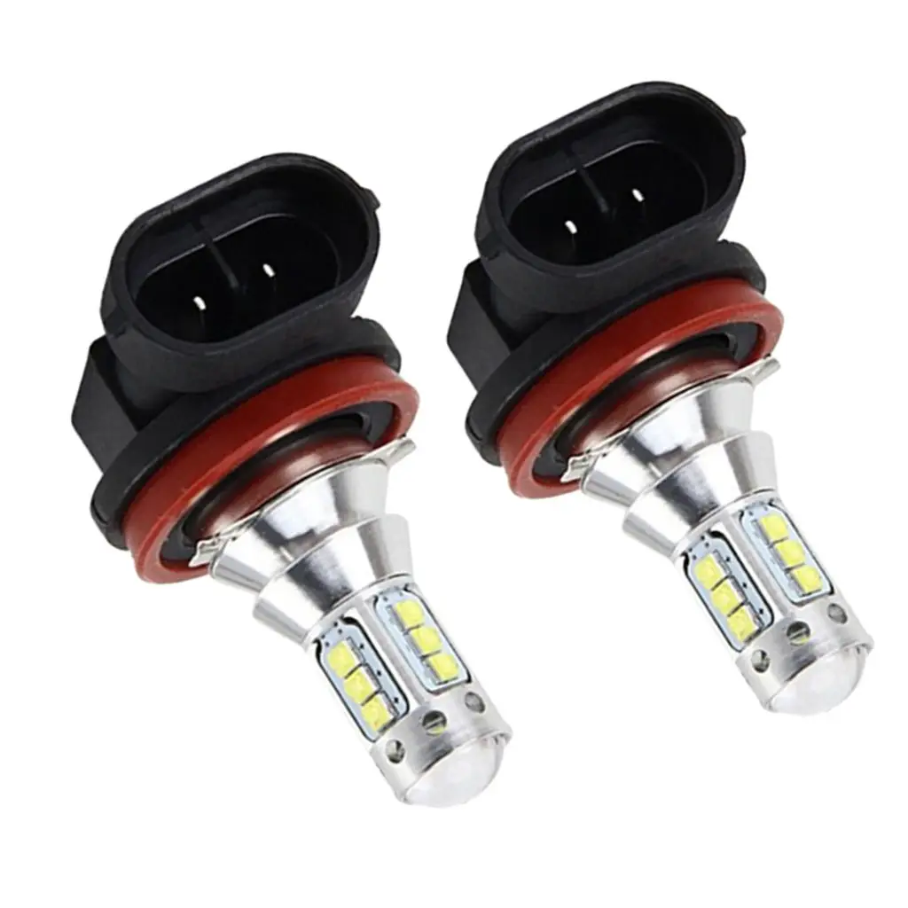 

2 шт., Автомобильные противотуманные фары H8 / H11 80 Вт XBD 16SMD 6000K