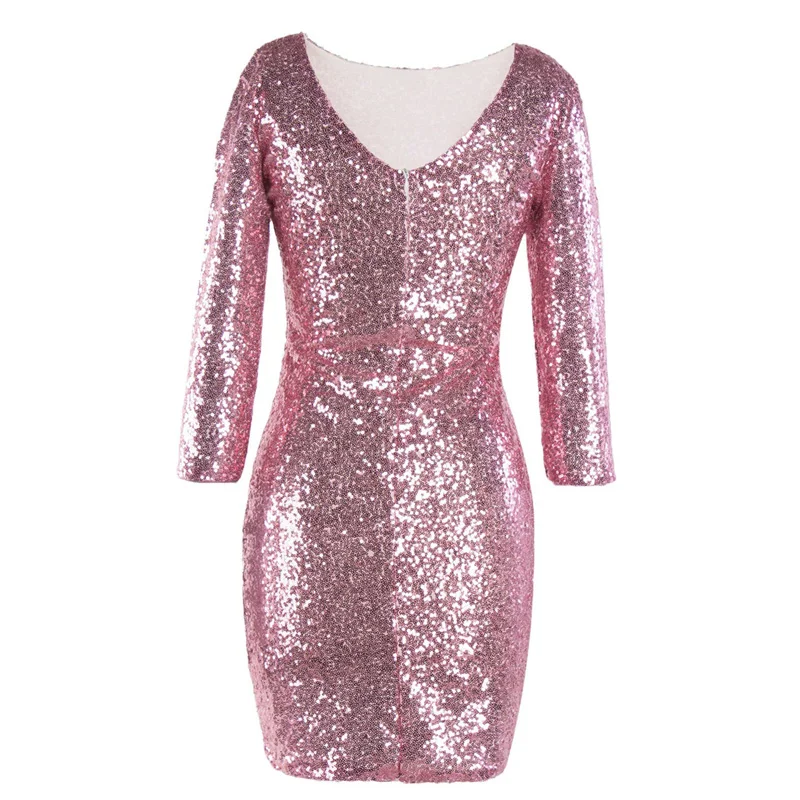 Облегающее винтажное платье карандаш с блестками 1950 х годов мини без рукавов для