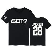 2021 summer new product got7 fashion printed t shirt hip hop mens and womens casual t shirt round neck cotton short sleeved to