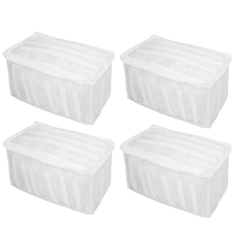 

Sneaker Cleaning Bag Shoes Wash Bags Mesh Washing Bag Coarse Net Fabric Durable and Reusable Wash Bag 30X20X19cm