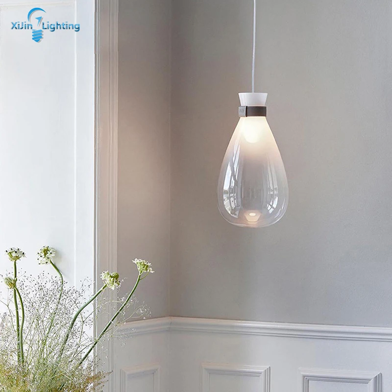 Современные подвесные светильники со стеклянными шариками для столовой