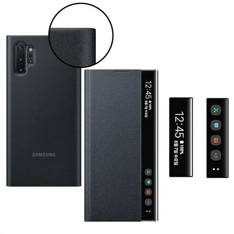 Smart View кожаный чехол Обложка для Samsung S20 A10 A20 S8 S9 S10 плюс S10E Примечание 10 Plus Note 9
