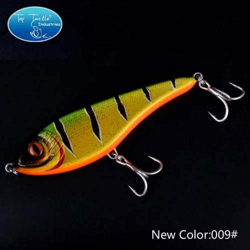 150mm 76g New 009 150mm76g Новинка 2 цвета Muskie Щука качество рывка Приманка медленно Тонущая искусственная жесткая Джеркбейт рыболовные приманки - Цвет: 150mm 76g New 009