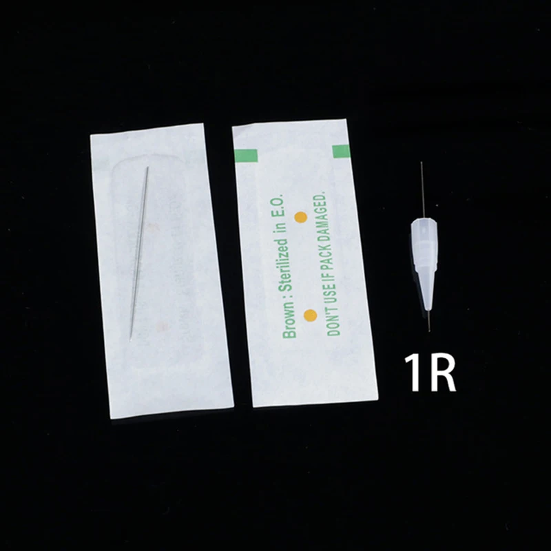 Одноразовые стерилизованные Профессиональные иглы татуировки 1RL для аппарат в