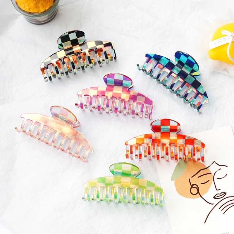 

Vintage Cross Hair Clip Large Barrette Crab Hair Claws Bath Clip Ponytail Clip for Women Girls Claw Clip Winter Hair Accessories