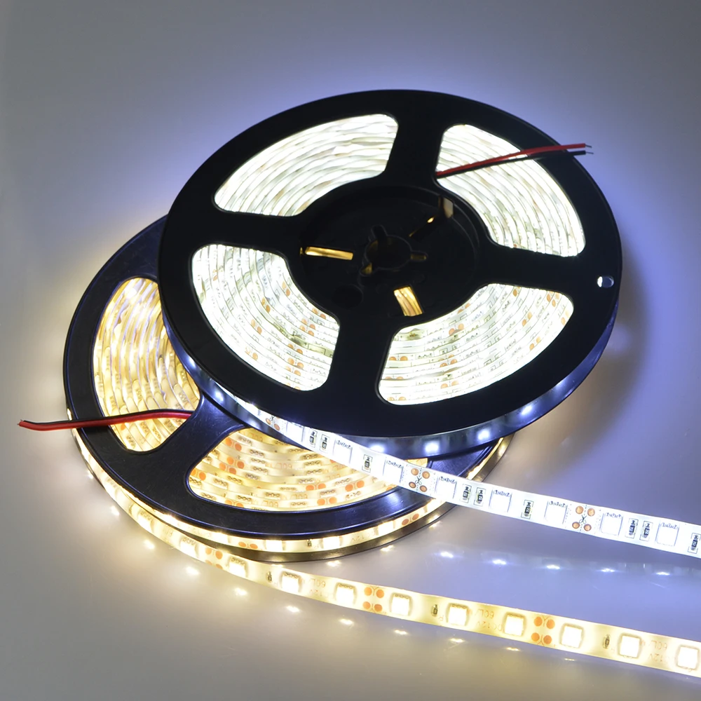 5630 5050 2835 SMD светильник 12 В постоянного тока гибкая светодиодная лента