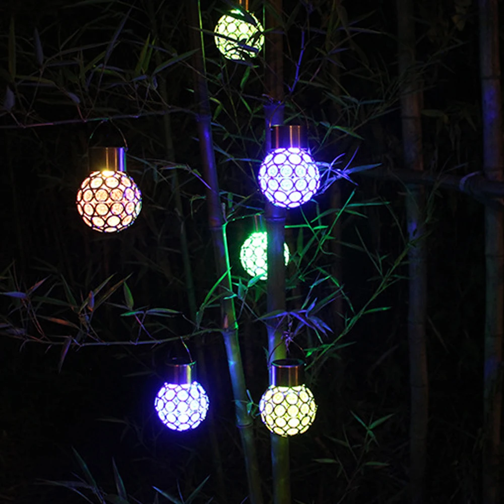 Подвесная лампа на солнечных батареях открытый водонепроницаемый светодиодный