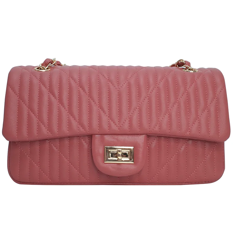 

Sheepskin Small Women Bag 2020 New Wave Fashion Rhombus Chain Bag Girls Beautiful Shoulder Messenger Bag Leather