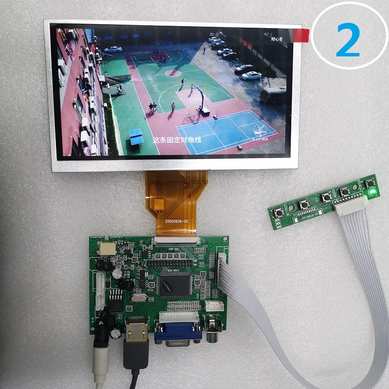

6,5 дюймовый ЖК-монитор at065tn14 800x480, с hdmi vga 2av ЖК-панель драйвера