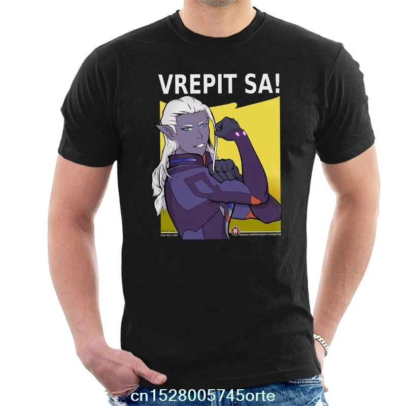 С принтом camiseta вольтрон Легендарный Защитник Lotor Мужская футболка 100% хлопок