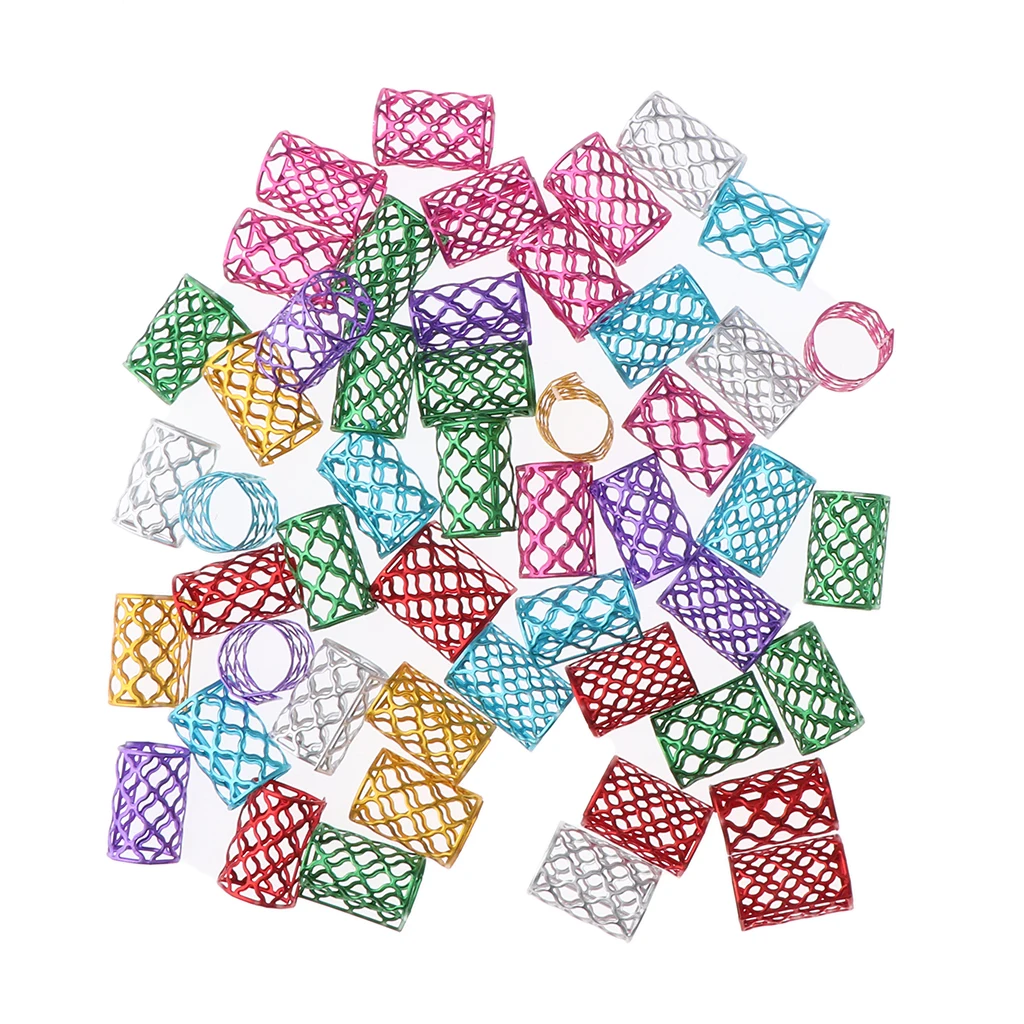 50 шт. s образные формы для косичек бороды наращивания волос конского