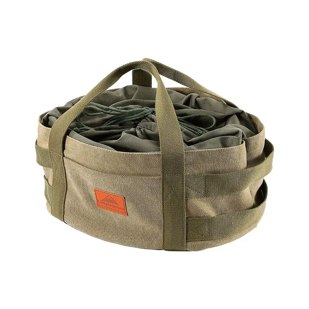 

Голландская вместительная сумка-тоут для духовки, сумка для переноски, для отдыха на открытом воздухе, кемпинга, барбекю, складная Холщовая ...