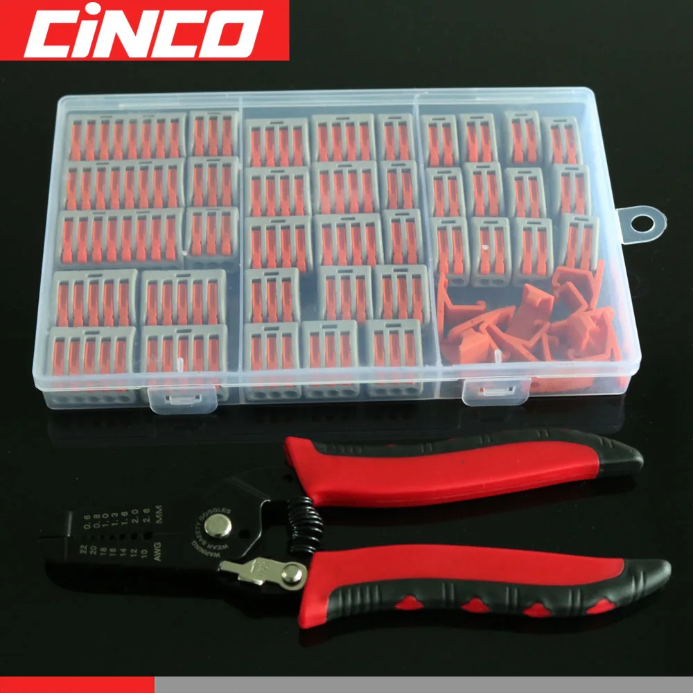 BOX-PCT-X3 222 412 413 414 415 418 2-2 3-3 2 3 pin коробка упаковка мини-провода смешанные в коробке Быстрый Кабельный разъем Универсальный терминал режущий инструмент - Цвет: BOX-PCT-X3