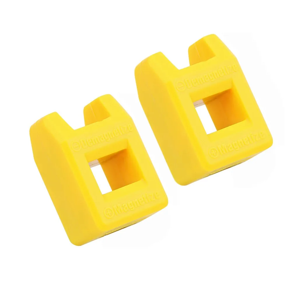 

2pcs Screwdriver Magnetizer Degaussing Demagnetizer Change Magnetism Tool 2 In 1 Demagnetizer Magnetizer Impact Drive Hex Shank