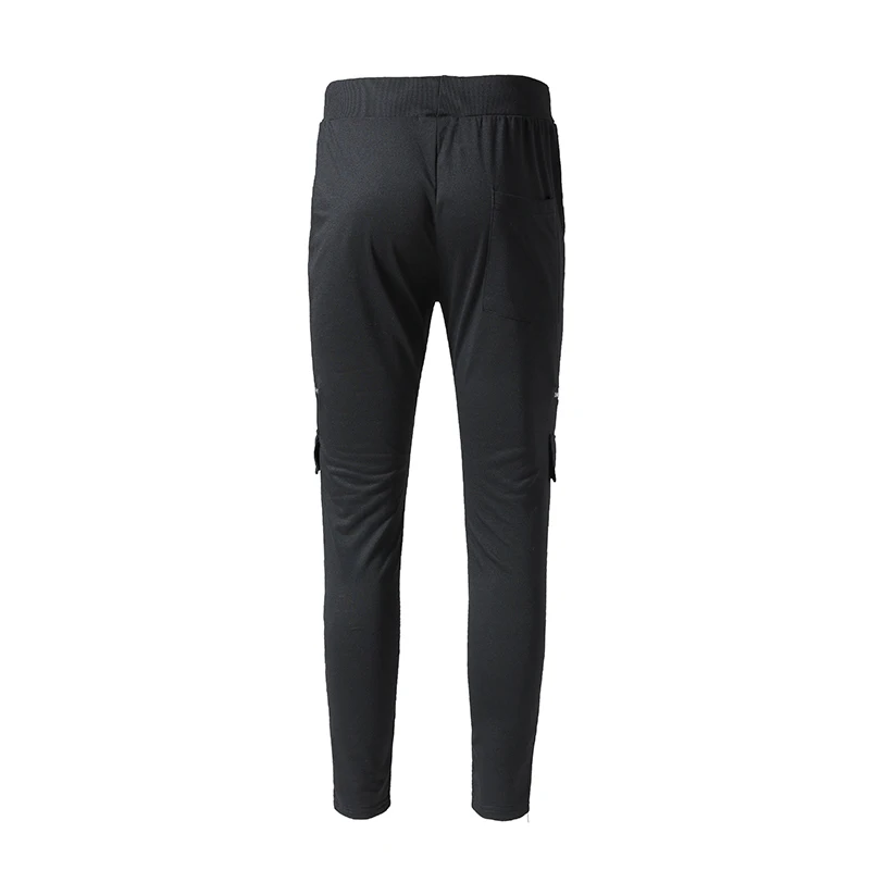 

2021 spring and autumn new casual fashion men's multi-zipper solid color versatile casual pants sports pants