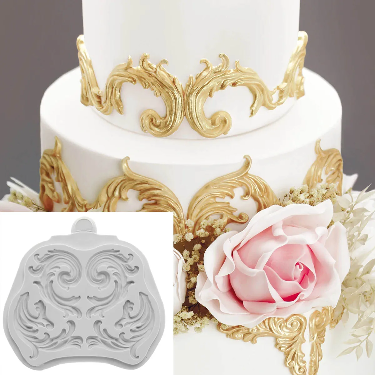 

Silicone cake mold fondant molds cake decorating tools chocolate gumpaste mold fondant tools soap mold