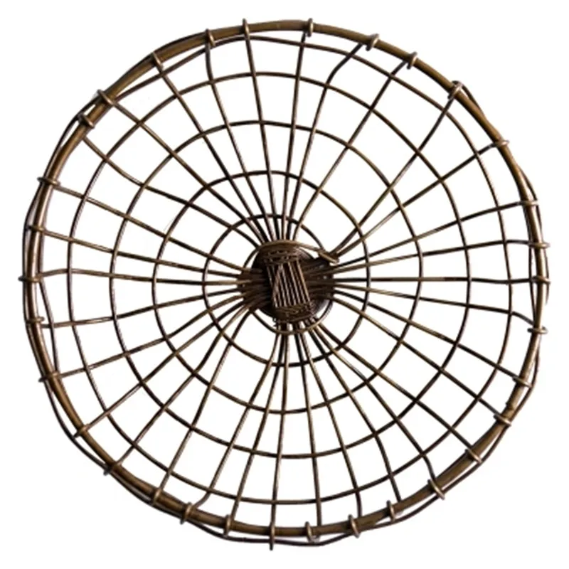 

Retro Style Metal Wrought Iron Storage Basket Nordic Style Fruit Baking Bread Snack Basket