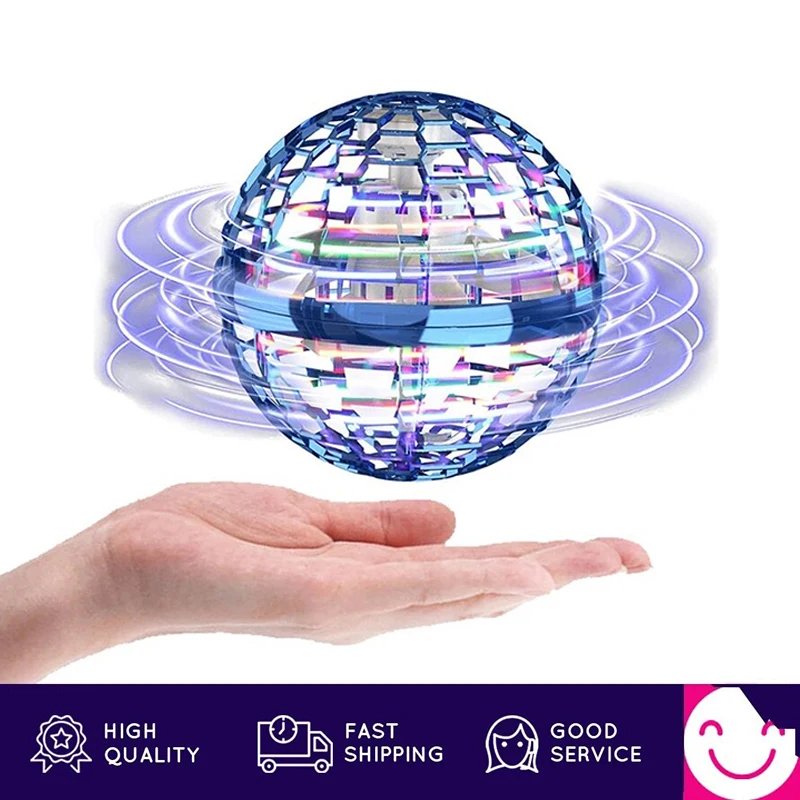 Волшебный летающий шар Дрон игрушка НЛО гироскоп Flynova Pro Вертолет RGB светильник