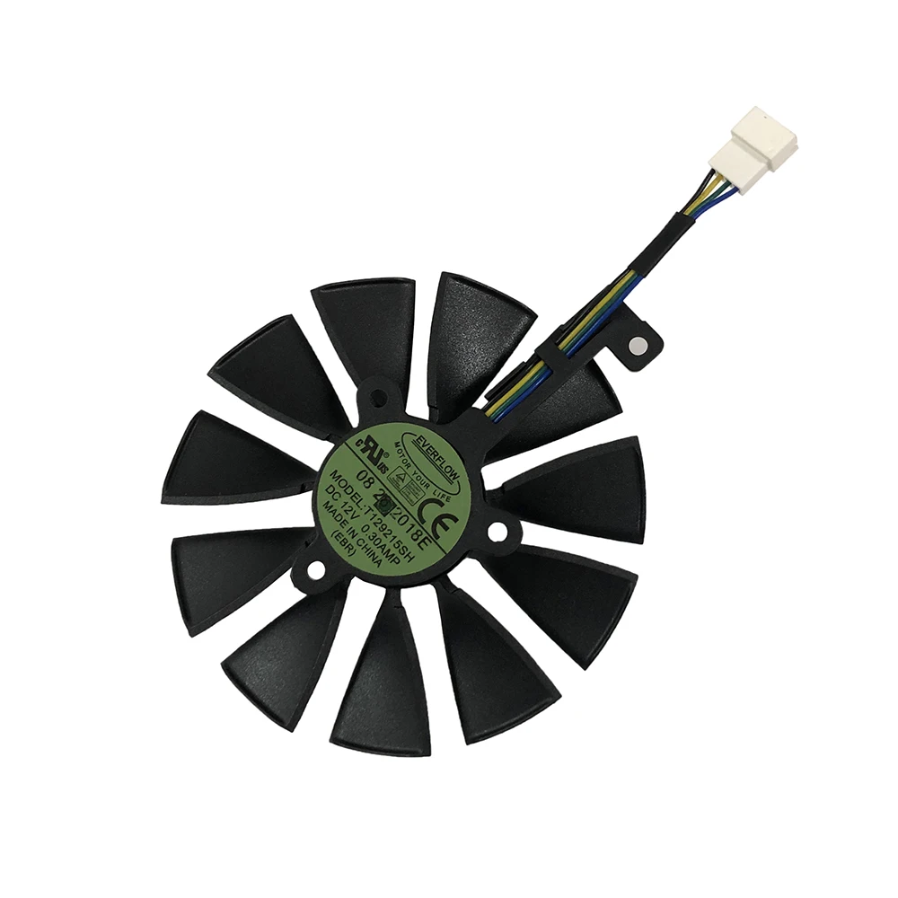T129215SH /T129215SL 12V 0.30A 87 мм Размеры 3 отверстия вентилятор для ASUS ROG STRIX RTX 2070 O8G игровая