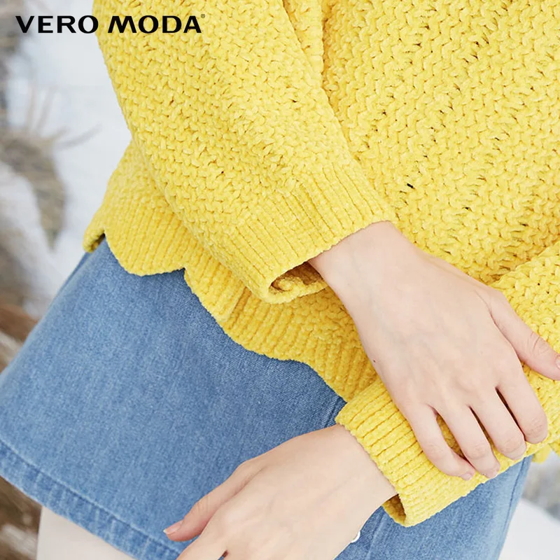 Женский вязаный свитер с волнами Vero Moda свободный зимний 318413572 | Женская одежда