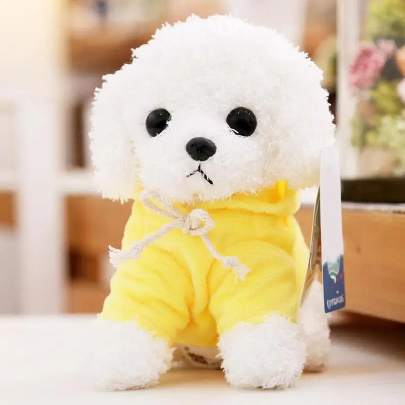 

Realistic Teddy Dog Lucky Puppy Cute Soft Cotton Toy Children Christmas Gift