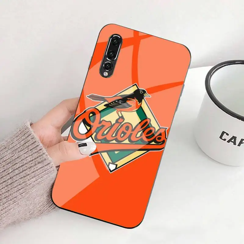 

Baltimore Orioles Phone Case Tempered Glass For Huawei P9 10 Plus 20 Pro Mate9 10 20 20pro Honor7A 8X 9 10 Nova3i 5