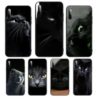 black cat staring eye phone case for samsung s note20 10 2020 s5 21 30 ultra plus a81 cover fundas coque