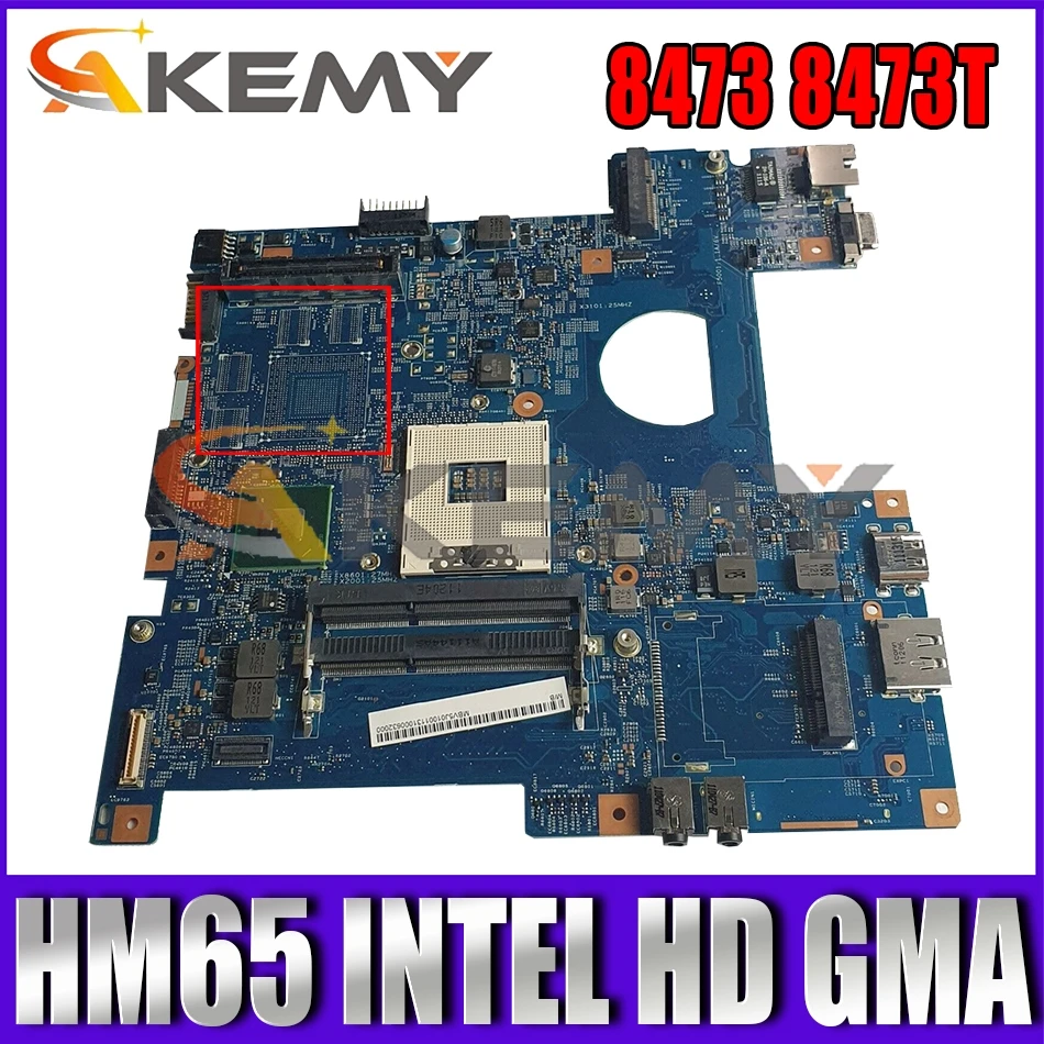 

AKEMY 48.4NP01.01M MBV5J01001 MB.V5J01.001 laptop motherboard For acer TravelMate 8473 8473T HM65 intel HD GMA graphics