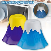 creative volcano microwave cleaner add water and vinegar kitchen cleaner easy to use convenient for home office cleaning tool