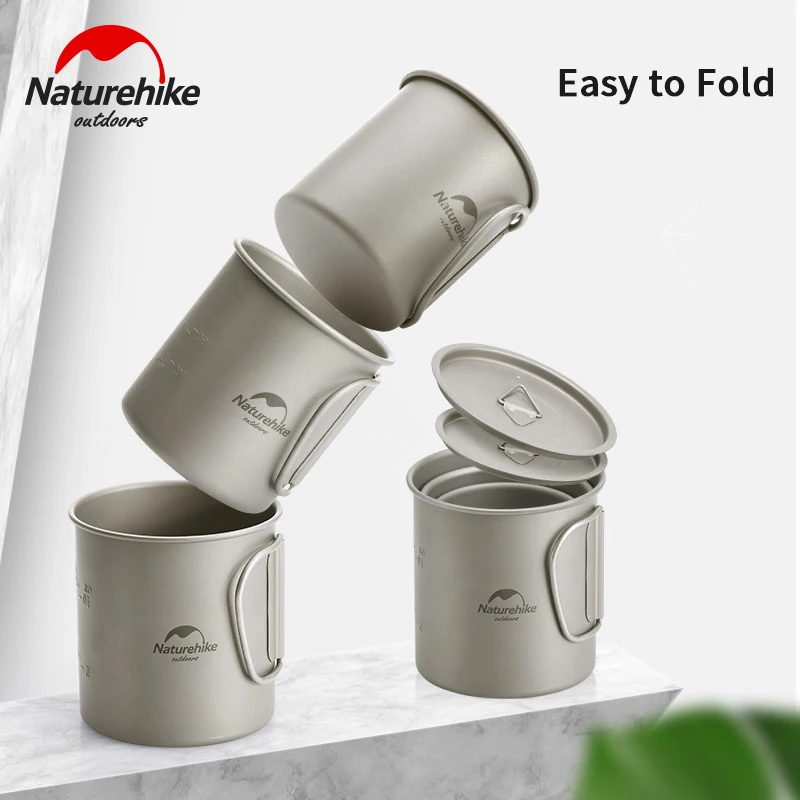 Naturehike новая посуда для кемпинга на открытом воздухе титановая чашка чаша