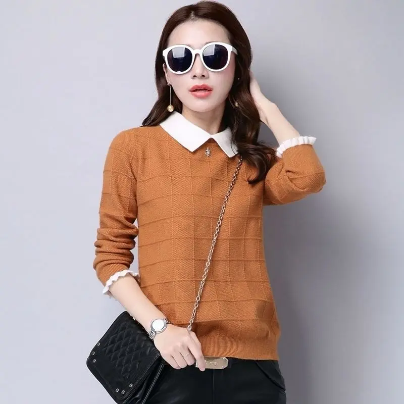 Shiny Lurex Autumn Winter Sweater Women Long Sleeve Pullover Basic Sweaters 2018 Korean Style Knit Pink Tops Femme | Женская одежда