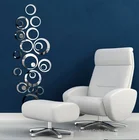 2015diy хрустальные зеркальные настенные наклейки, модные персонализированные Трехмерные настенные наклейки, Трехмерные настенные украшения