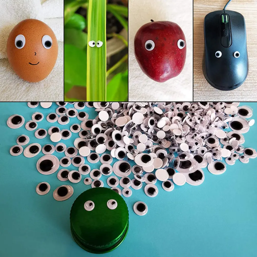 Самоклеящиеся гигантские озорные глаза для поделок детские игрушки рукоделия