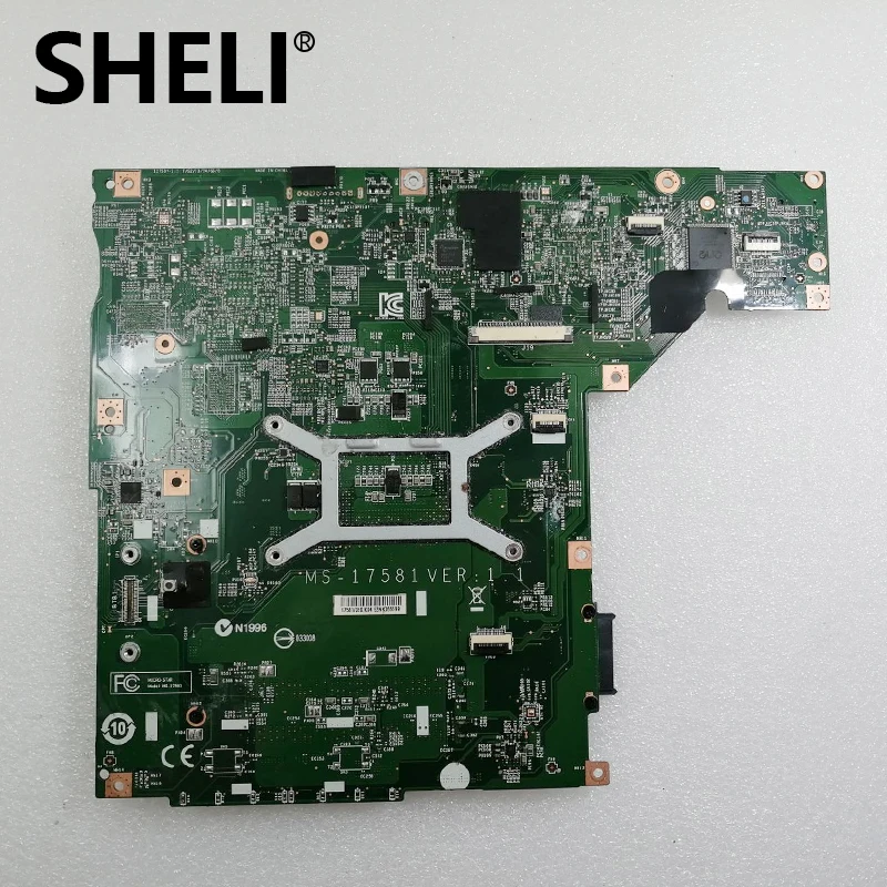 Материнская плата для ноутбука SHELI MSI GE70 GP70 системная встроенная модель REV 1