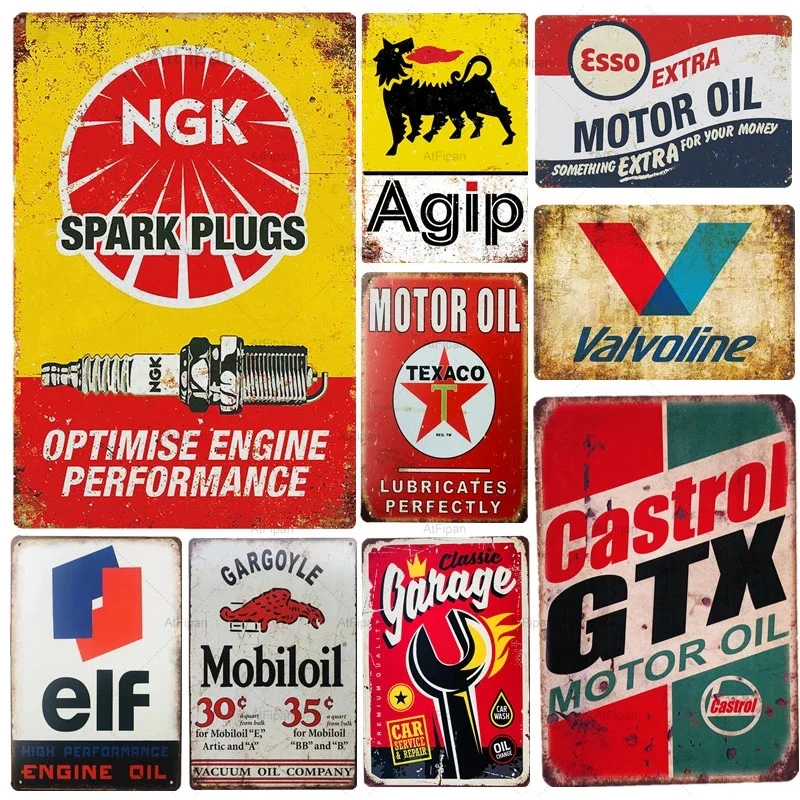 

Vintage Metal Tin Signs Garage Rules Gas Oil Bar Rustic Pin Up Poster Plaque Pub Wall Decor Bedroom Home Decor Iron Painting