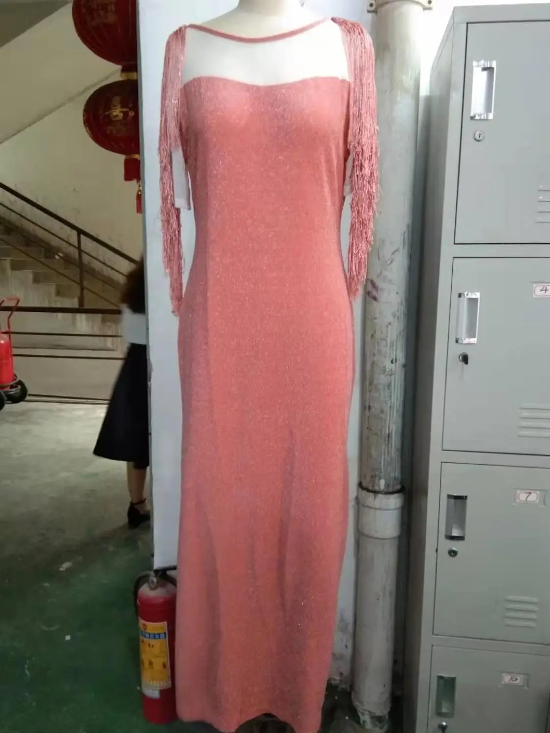 Длинное платье без рукавов с блестками Adogirl женские сетчатые платья высоким