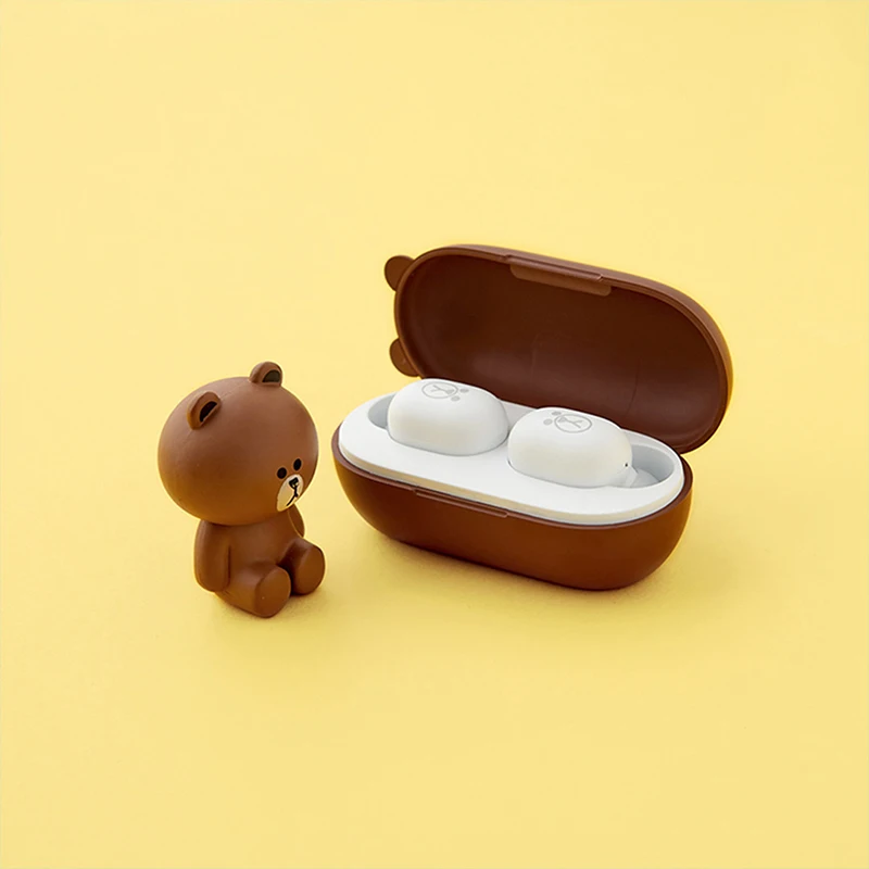 Xiaomi Line Friends Tws водонепроницаемые наушники беспроводные Bluetooth 5 0 мини с микрофоном