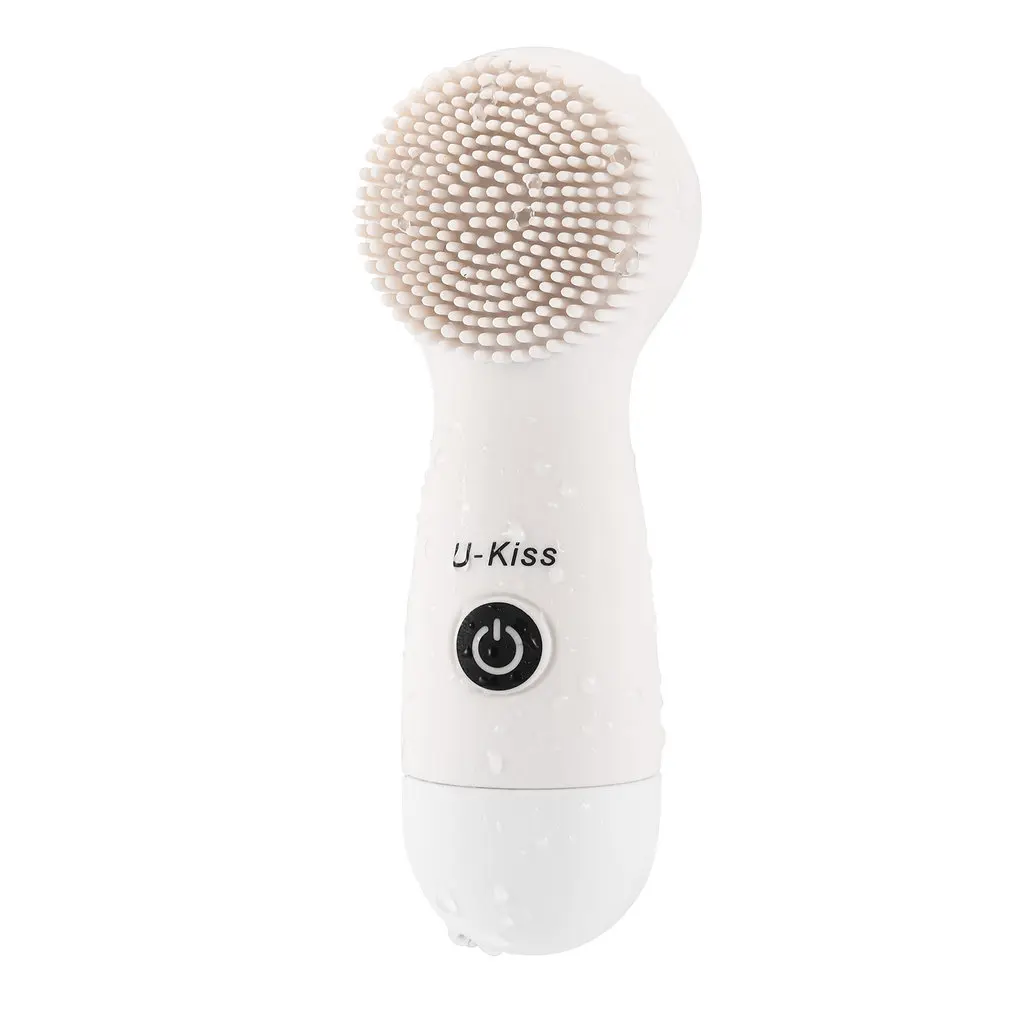 

Electric Facial Cleansing Brush Silicone Rotating Face Brush Deep Cleaning Skin Exfoliation Waterproof Facial Massager