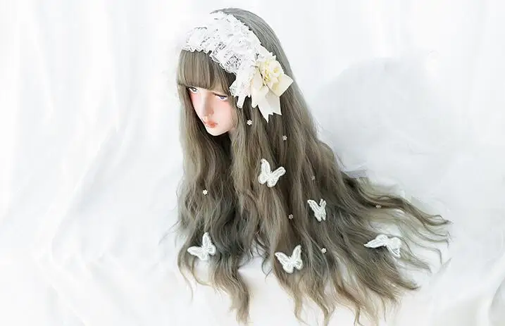 wig ONLY 75 см Лолита японские длинные вьющиеся волосы принцесса сладкий японский Лолита парик Лолита косплей парик Лолита - Color: wig ONLY