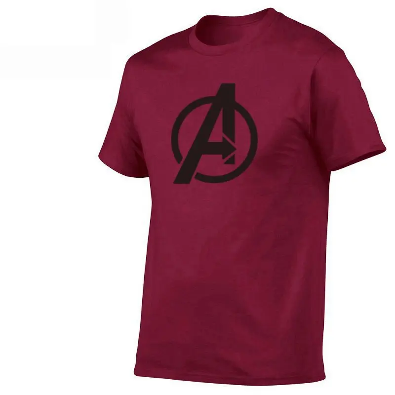 Marvel The Avengers 4 Футболка Мужская хлопковая футболка с короткими рукавами